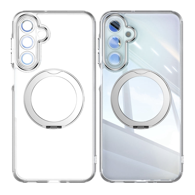 For Samsung Galaxy A16 5G 360 Holder MagSafe Acrylic Hybrid TPU Phone Case