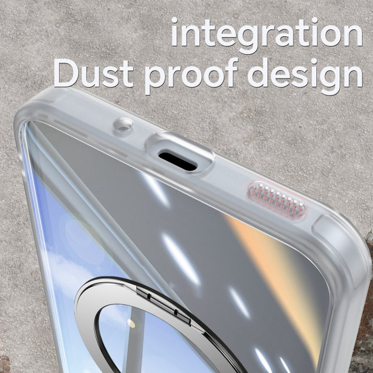 For Samsung Galaxy A16 5G 360 Holder MagSafe Acrylic Hybrid TPU Phone Case