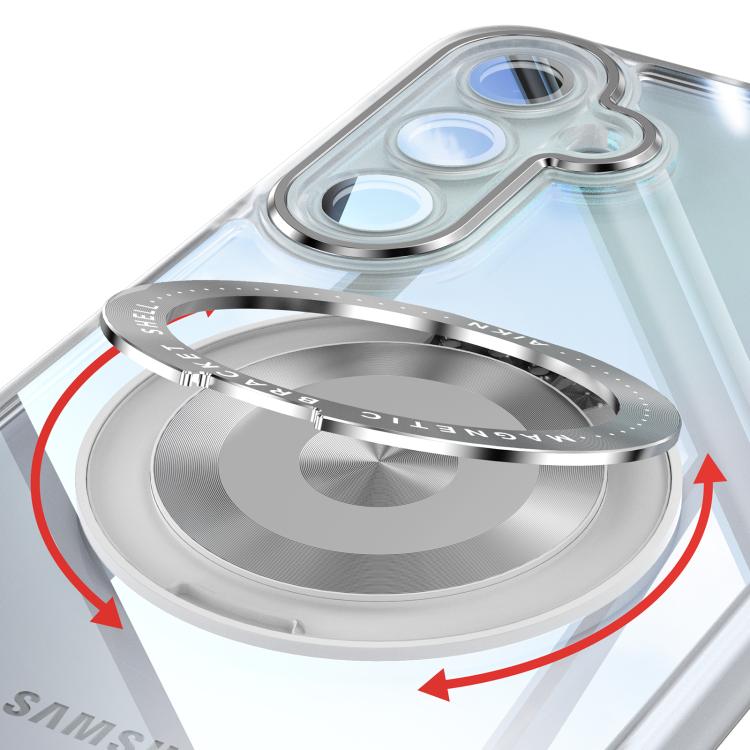 For Samsung Galaxy A26 5G 360 Holder MagSafe Acrylic Hybrid TPU Phone Case