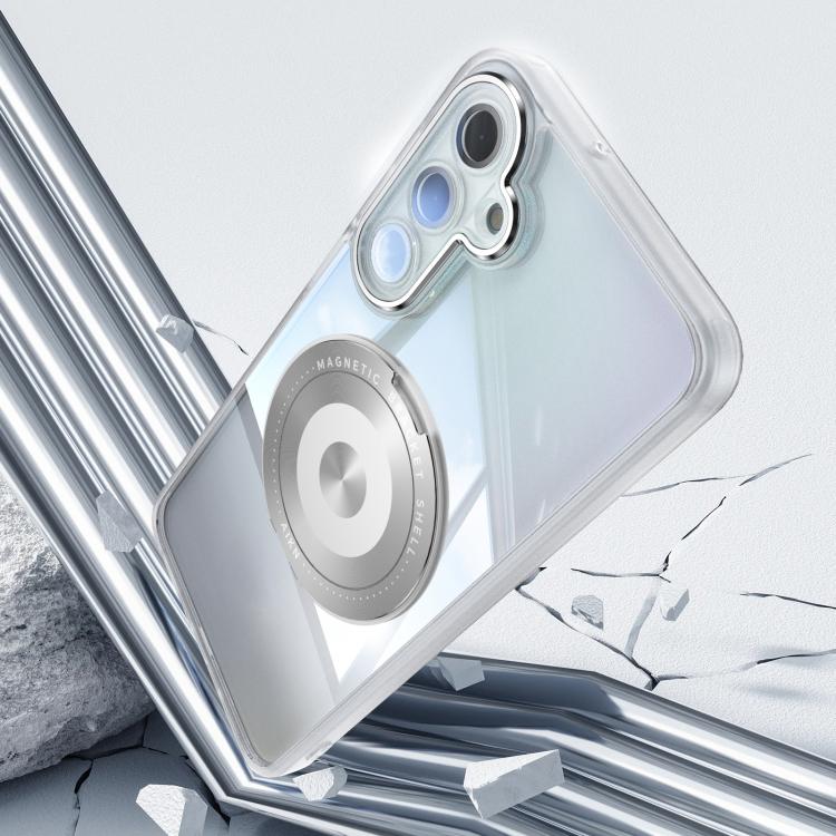 For Samsung Galaxy A26 5G 360 Holder MagSafe Acrylic Hybrid TPU Phone Case