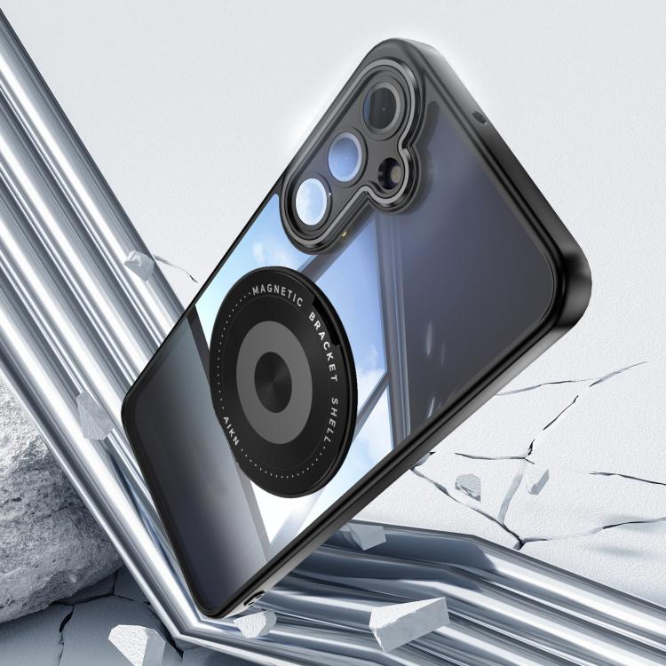 For Samsung Galaxy A36 / A56 5G 360 Holder MagSafe Acrylic Hybrid TPU Phone Case