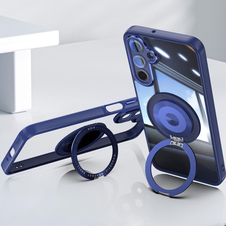 For Samsung Galaxy A36 / A56 5G 360 Holder MagSafe Acrylic Hybrid TPU Phone Case