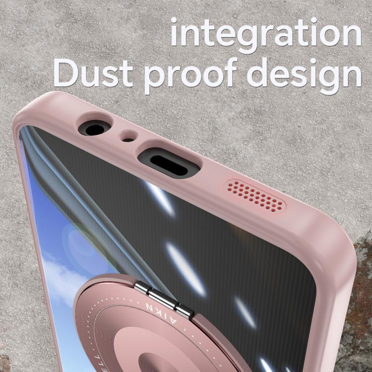 For Samsung Galaxy A07 360 Holder MagSafe Acrylic Hybrid TPU Phone Case