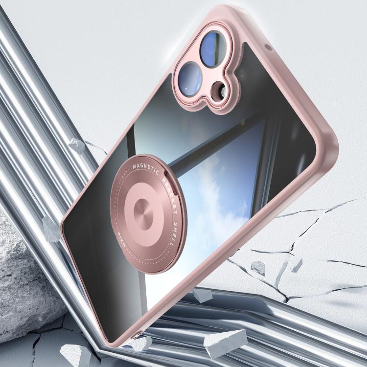 For Samsung Galaxy A07 360 Holder MagSafe Acrylic Hybrid TPU Phone Case