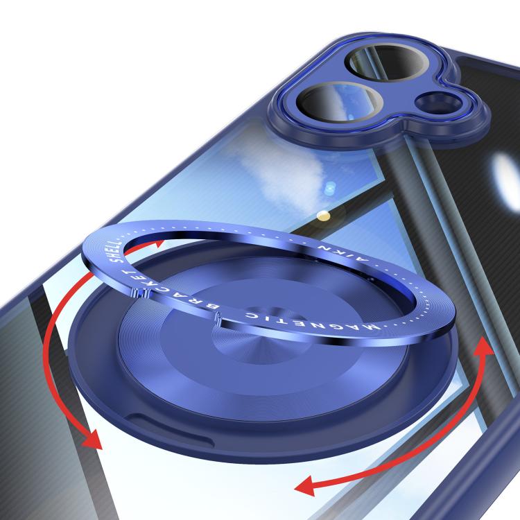 For Samsung Galaxy A07 360 Holder MagSafe Acrylic Hybrid TPU Phone Case