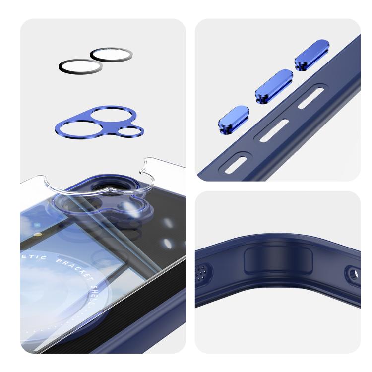 For Samsung Galaxy A07 360 Holder MagSafe Acrylic Hybrid TPU Phone Case