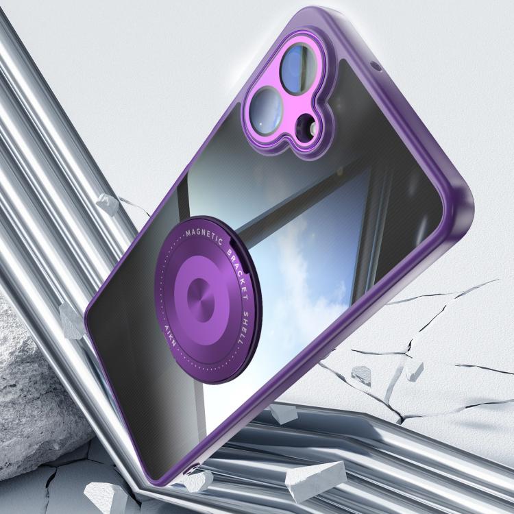 For Samsung Galaxy A07 360 Holder MagSafe Acrylic Hybrid TPU Phone Case