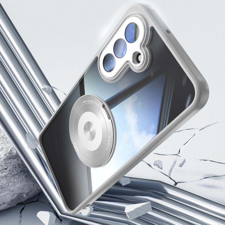 For Samsung Galaxy A17 360 Holder MagSafe Acrylic Hybrid TPU Phone Case