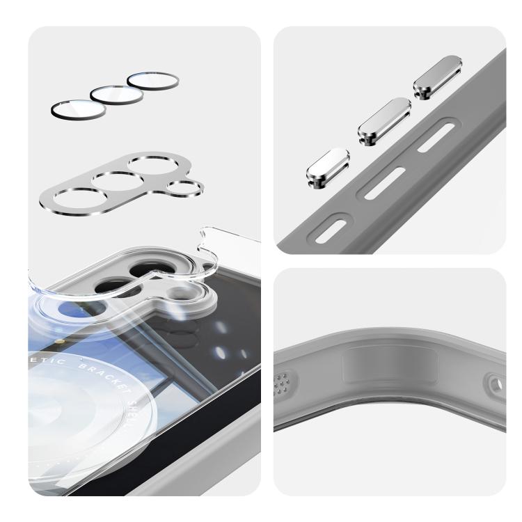 For Samsung Galaxy A17 360 Holder MagSafe Acrylic Hybrid TPU Phone Case