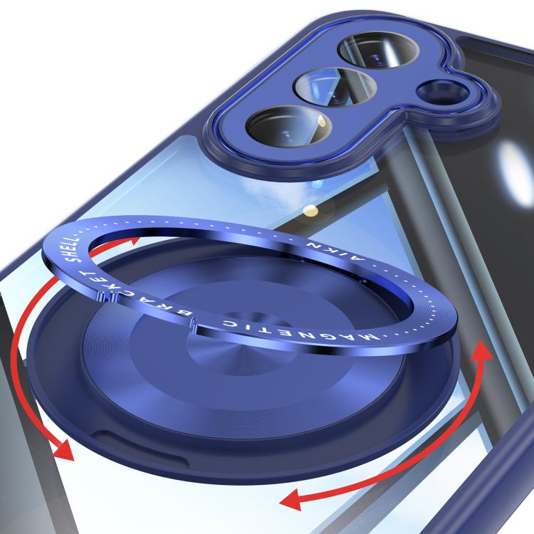 For Samsung Galaxy A17 360 Holder MagSafe Acrylic Hybrid TPU Phone Case