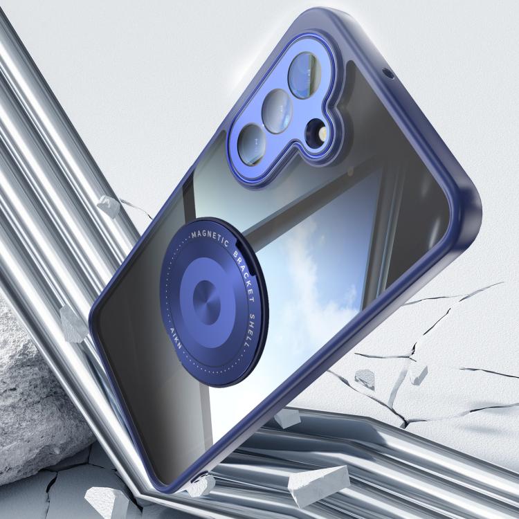 For Samsung Galaxy A17 360 Holder MagSafe Acrylic Hybrid TPU Phone Case