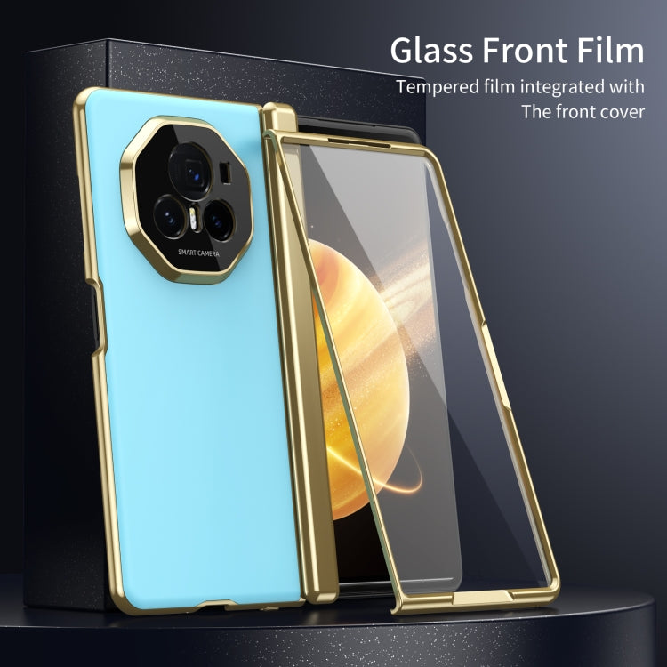 For Honor Magic V3 Integrated AG Frosted Vacuum Plating Phone Case