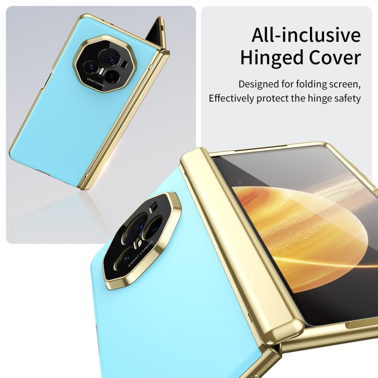 For Honor Magic V3 Integrated AG Frosted Vacuum Plating Phone Case