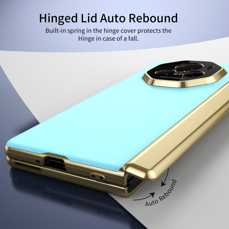 For Honor Magic V3 Integrated AG Frosted Vacuum Plating Phone Case