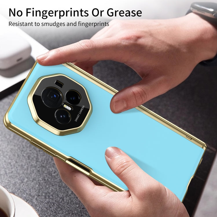 For Honor Magic V3 Integrated AG Frosted Vacuum Plating Phone Case