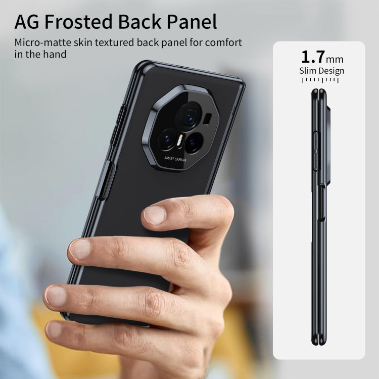For Honor Magic V3 Integrated AG Frosted Vacuum Plating Phone Case