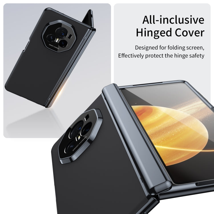 For Honor Magic V3 Integrated AG Frosted Vacuum Plating Phone Case
