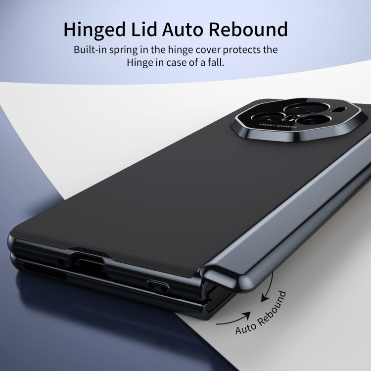 For Honor Magic V3 Integrated AG Frosted Vacuum Plating Phone Case
