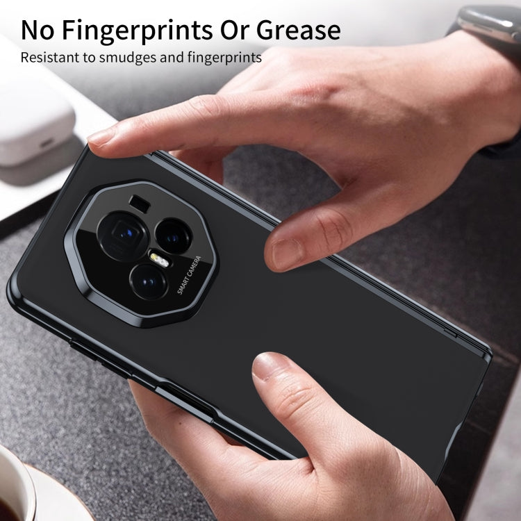 For Honor Magic V3 Integrated AG Frosted Vacuum Plating Phone Case