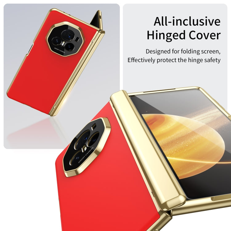 For Honor Magic V3 Integrated AG Frosted Vacuum Plating Phone Case