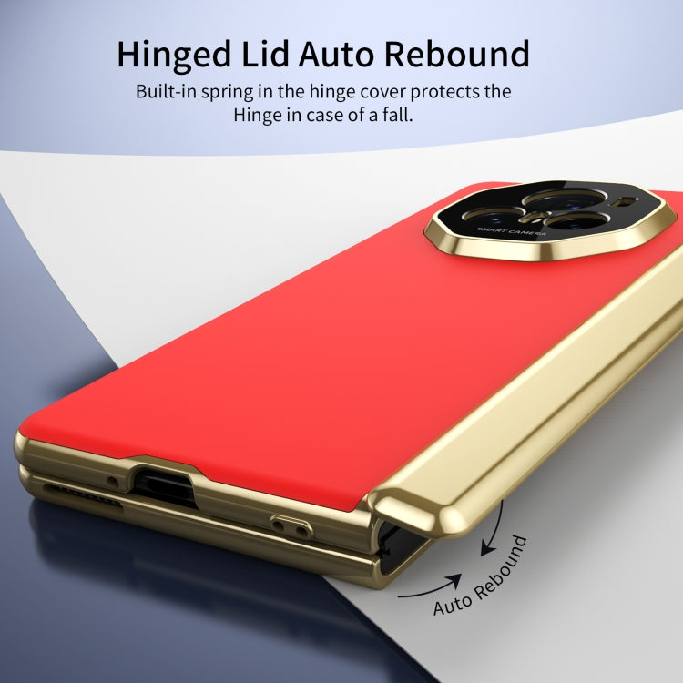 For Honor Magic V3 Integrated AG Frosted Vacuum Plating Phone Case