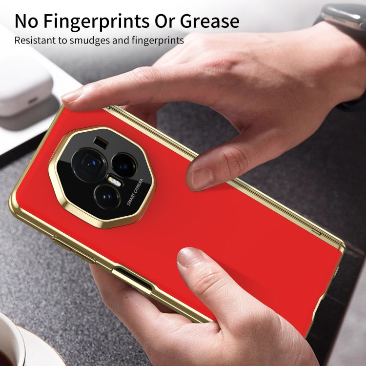 For Honor Magic V3 Integrated AG Frosted Vacuum Plating Phone Case