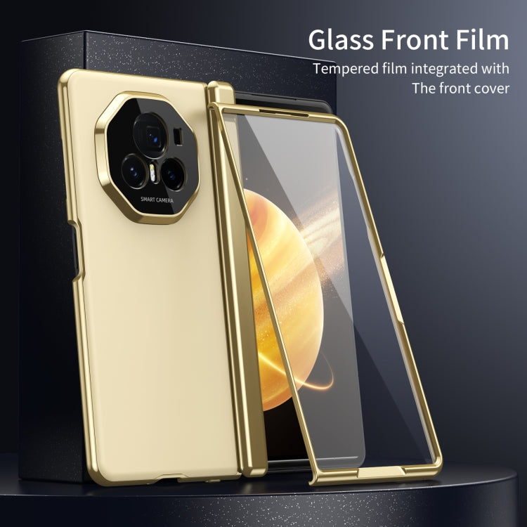 For Honor Magic V3 Integrated AG Frosted Vacuum Plating Phone Case