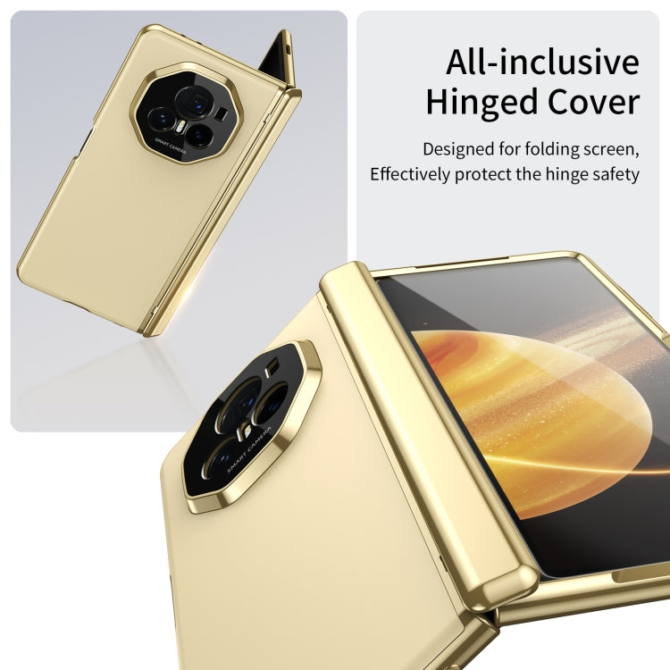 For Honor Magic V3 Integrated AG Frosted Vacuum Plating Phone Case