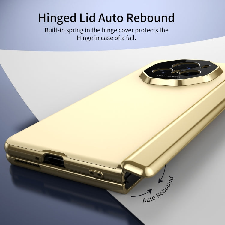 For Honor Magic V3 Integrated AG Frosted Vacuum Plating Phone Case