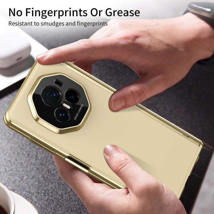 For Honor Magic V3 Integrated AG Frosted Vacuum Plating Phone Case