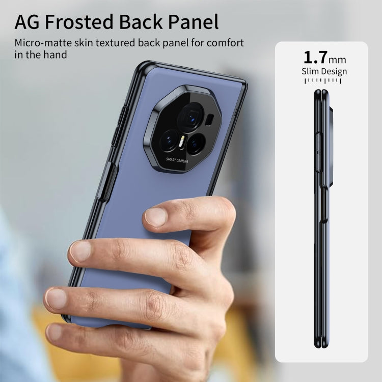 For Honor Magic V3 Integrated AG Frosted Vacuum Plating Phone Case