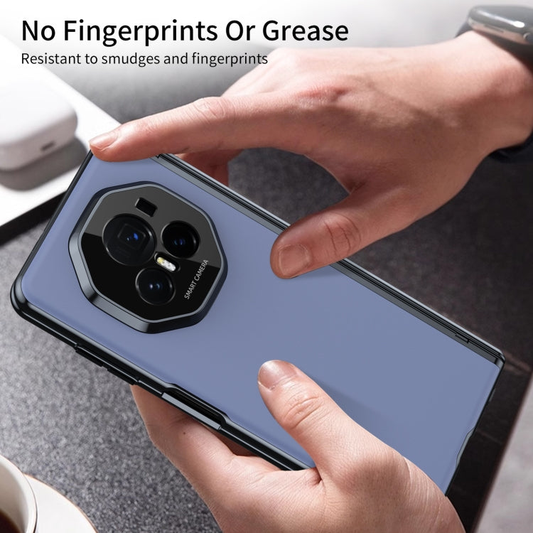 For Honor Magic V3 Integrated AG Frosted Vacuum Plating Phone Case