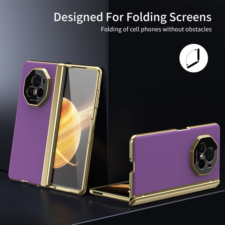 For Honor Magic V3 Integrated AG Frosted Vacuum Plating Phone Case