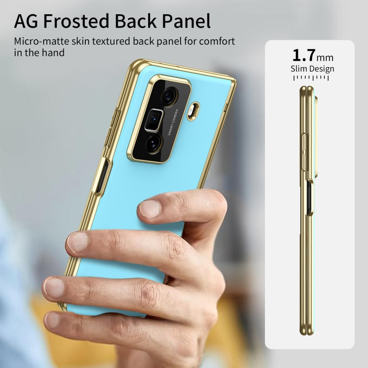 For Honor Magic Vs3 Integrated AG Frosted Vacuum Plating Phone Case