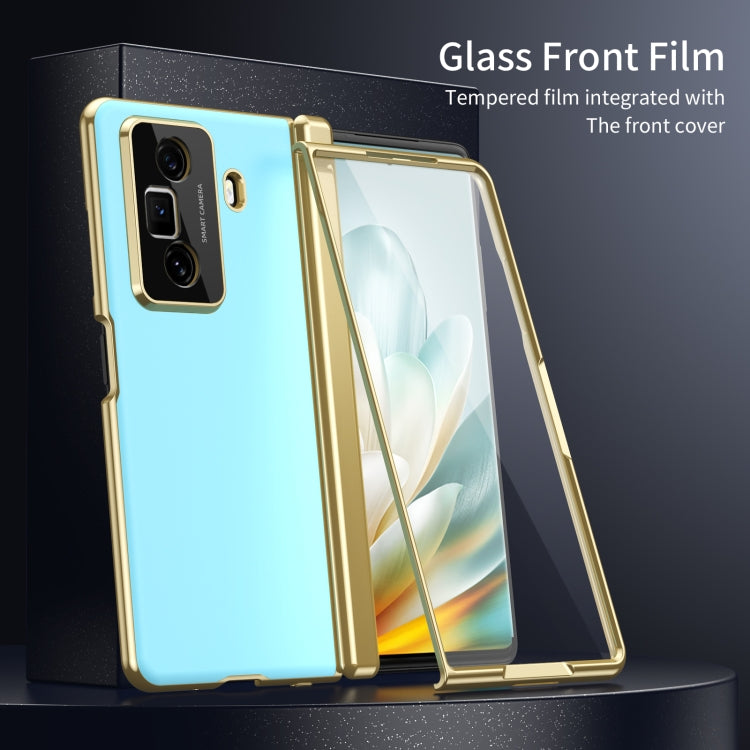For Honor Magic Vs3 Integrated AG Frosted Vacuum Plating Phone Case