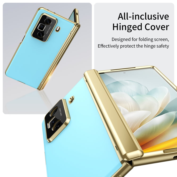 For Honor Magic Vs3 Integrated AG Frosted Vacuum Plating Phone Case