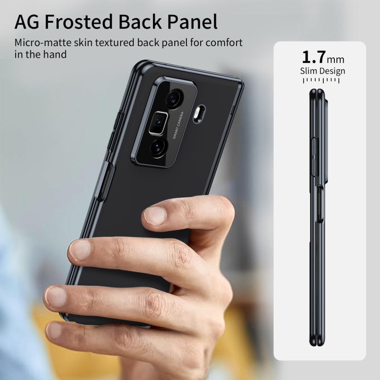 For Honor Magic Vs3 Integrated AG Frosted Vacuum Plating Phone Case