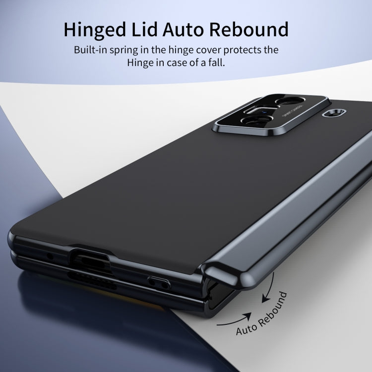 For Honor Magic Vs3 Integrated AG Frosted Vacuum Plating Phone Case
