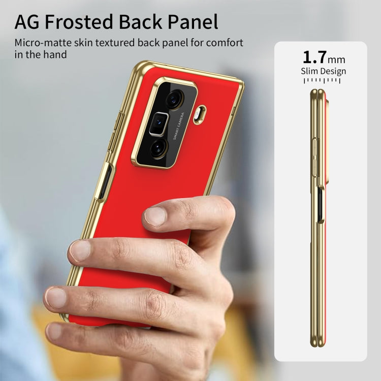 For Honor Magic Vs3 Integrated AG Frosted Vacuum Plating Phone Case