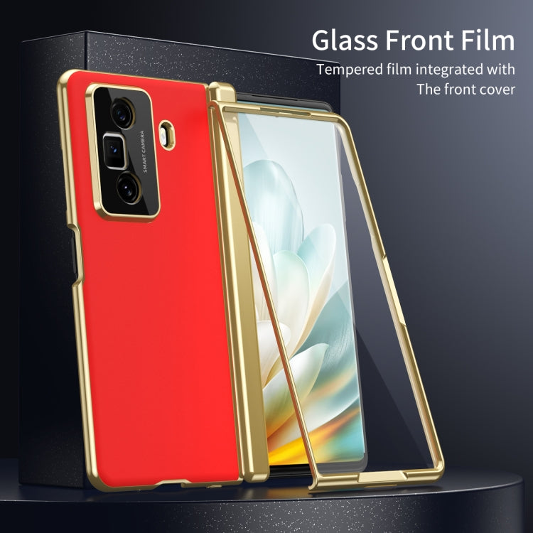 For Honor Magic Vs3 Integrated AG Frosted Vacuum Plating Phone Case
