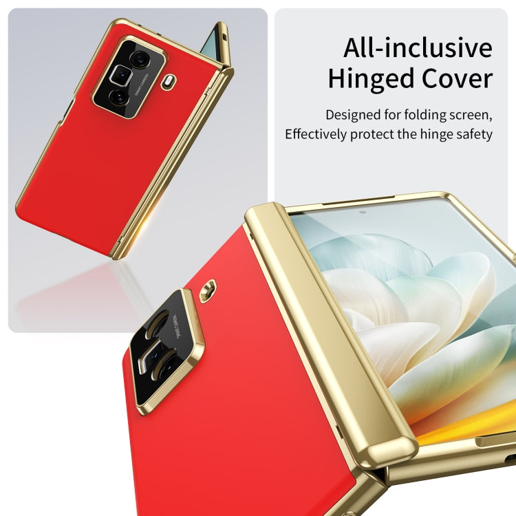For Honor Magic Vs3 Integrated AG Frosted Vacuum Plating Phone Case