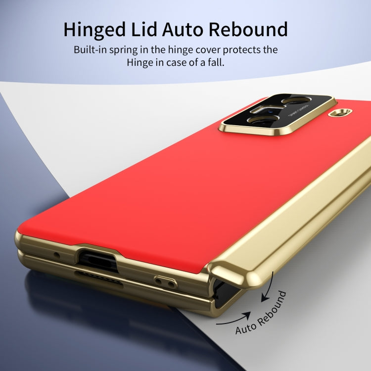 For Honor Magic Vs3 Integrated AG Frosted Vacuum Plating Phone Case
