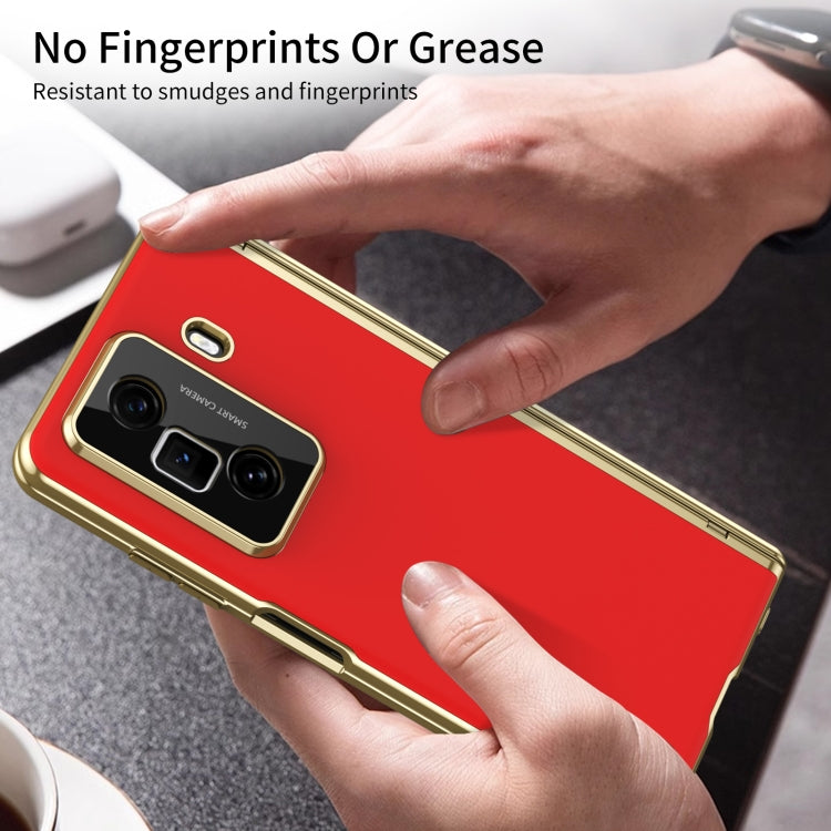 For Honor Magic Vs3 Integrated AG Frosted Vacuum Plating Phone Case