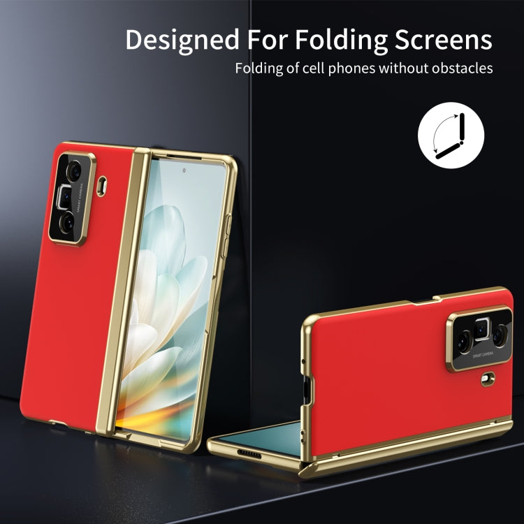 For Honor Magic Vs3 Integrated AG Frosted Vacuum Plating Phone Case