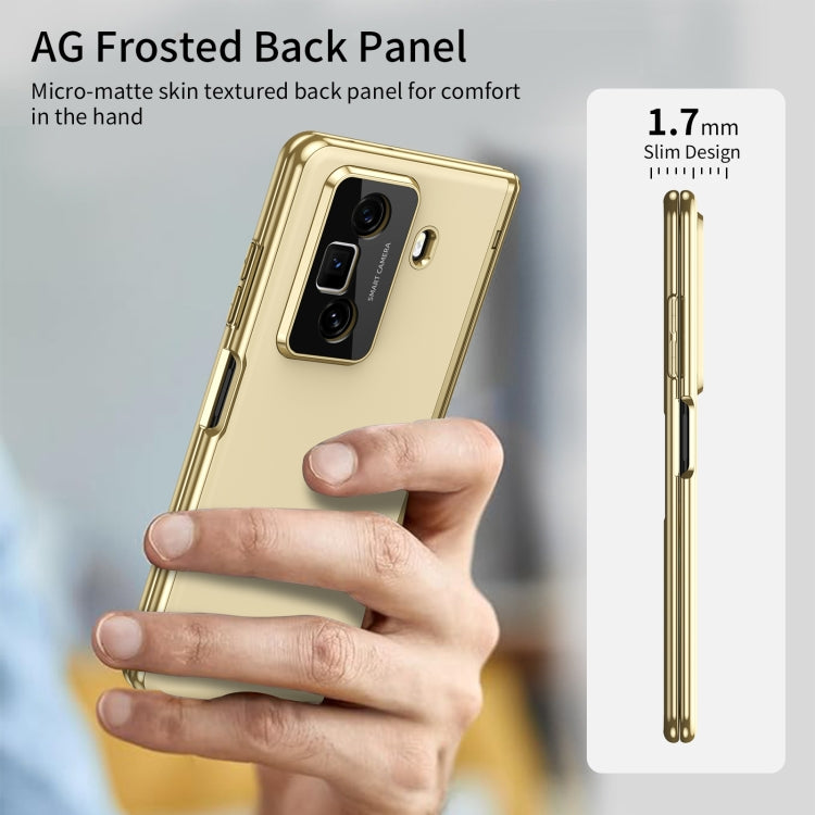 For Honor Magic Vs3 Integrated AG Frosted Vacuum Plating Phone Case
