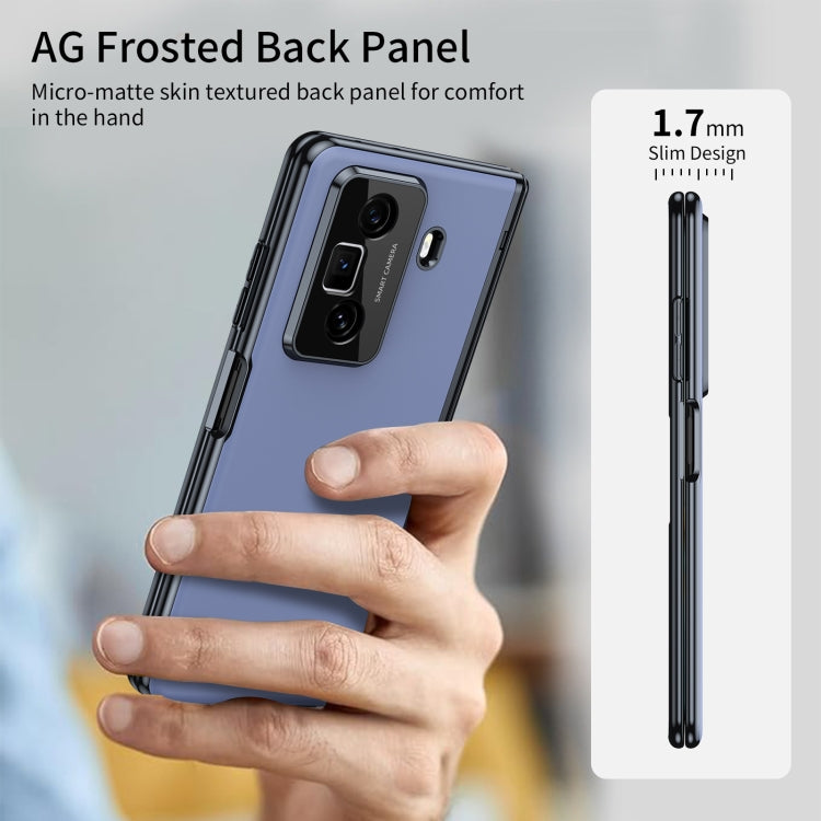 For Honor Magic Vs3 Integrated AG Frosted Vacuum Plating Phone Case