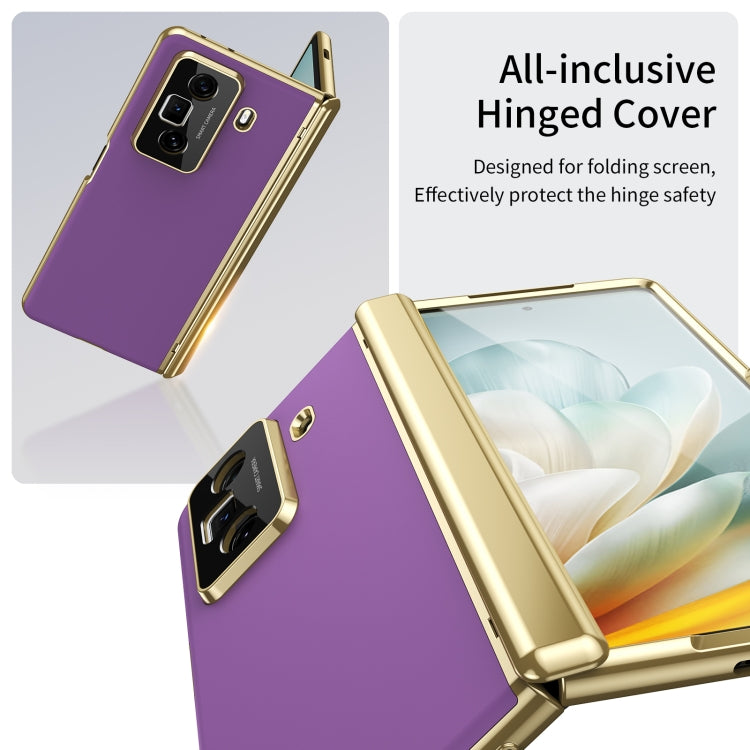 For Honor Magic Vs3 Integrated AG Frosted Vacuum Plating Phone Case