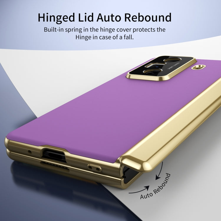 For Honor Magic Vs3 Integrated AG Frosted Vacuum Plating Phone Case