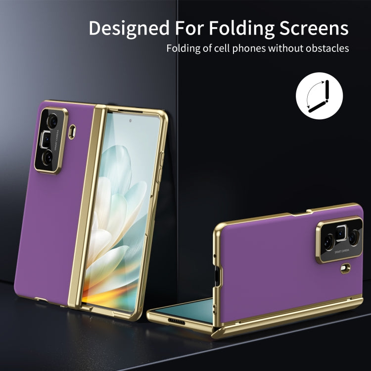 For Honor Magic Vs3 Integrated AG Frosted Vacuum Plating Phone Case