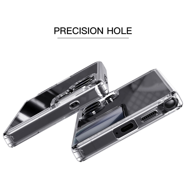 For Samsung Galaxy S25 5G Crystal Clear TPU Hybrid PC Phone Case - Transparent